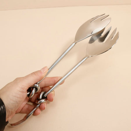 Knot Handle Salad Tongs