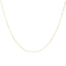 Pearl Drop Choker Necklace / Gold Plate