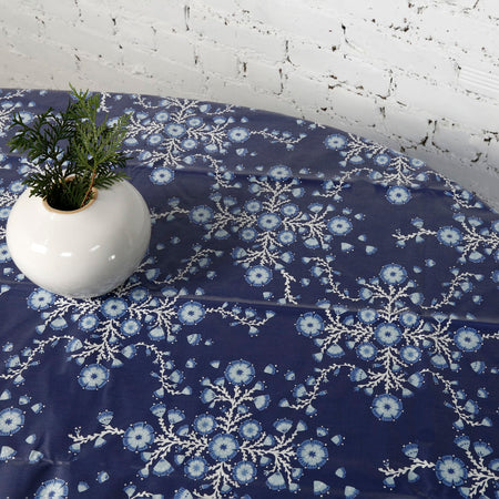 Laminated Cotton Round Tablecloth / Monterey