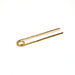 Raw Brass Loop Hair Pin / Long