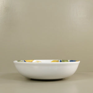 Lemon Orchard Melamine Large Serving Bowl