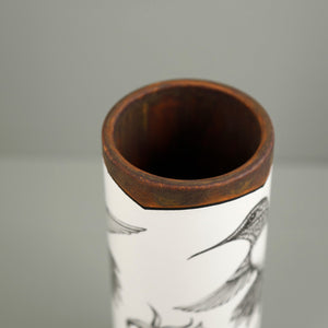 Laura Zindel Canister Vase / Small / Hummingbird #1