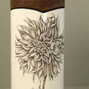 Laura Zindel Canister Vase / Small / Plate Dahlia
