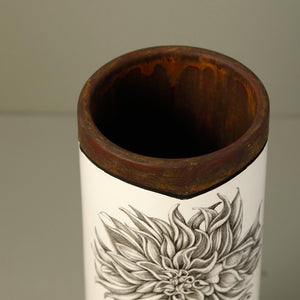Laura Zindel Canister Vase / Small / Plate Dahlia