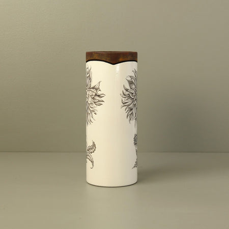 Laura Zindel Canister Vase / Small / Plate Dahlia