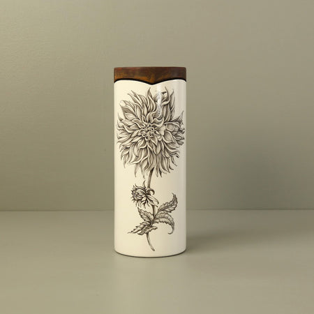Laura Zindel Canister Vase / Small / Plate Dahlia