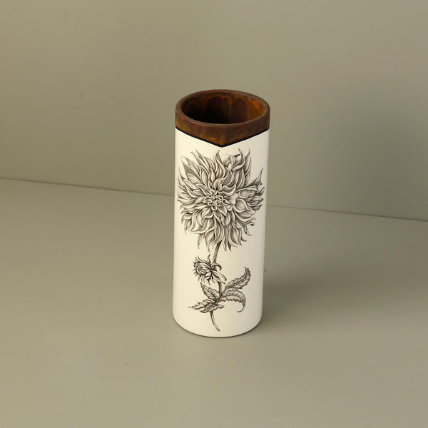 Laura Zindel Canister Vase / Small / Plate Dahlia