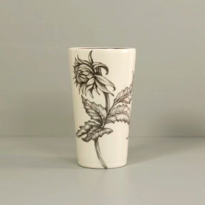 Laura Zindel Ceramic Tumbler / Dahlia Bud #1
