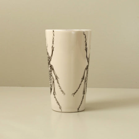Laura Zindel Ceramic Tumbler / Goliath Beetle