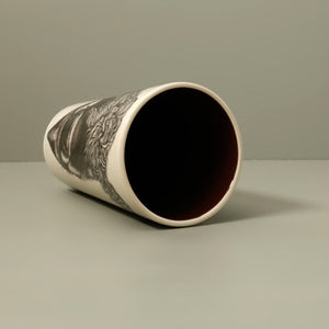 Laura Zindel Ceramic Tumbler / Hereford Cow