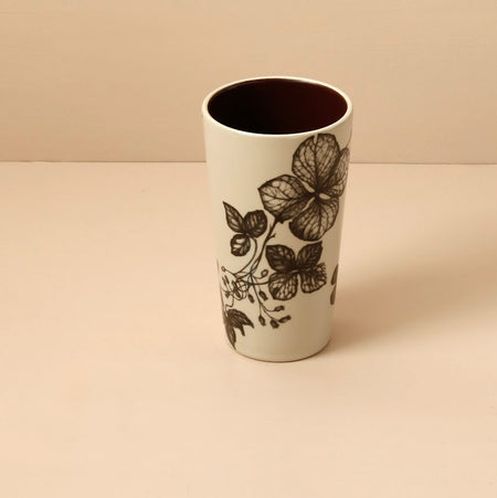 Laura Zindel Ceramic Tumbler / Hydrangea