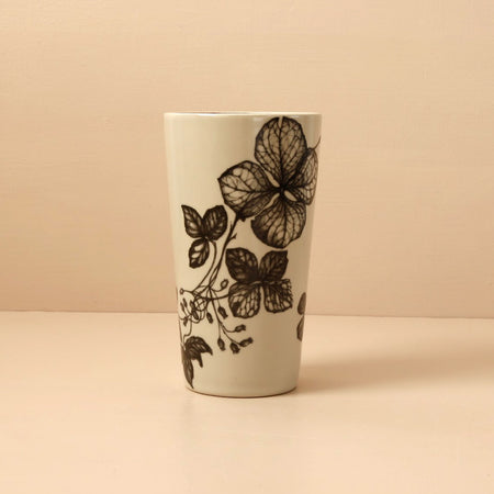 Laura Zindel Ceramic Tumbler / Hydrangea