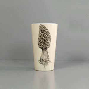 Laura Zindel Ceramic Tumbler / Morel Mushroom