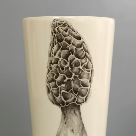 Laura Zindel Ceramic Tumbler / Morel Mushroom