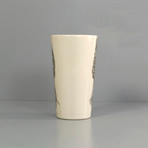 Laura Zindel Ceramic Tumbler / Morel Mushroom