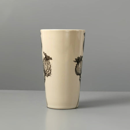 Laura Zindel Ceramic Tumbler / Poppy Pods