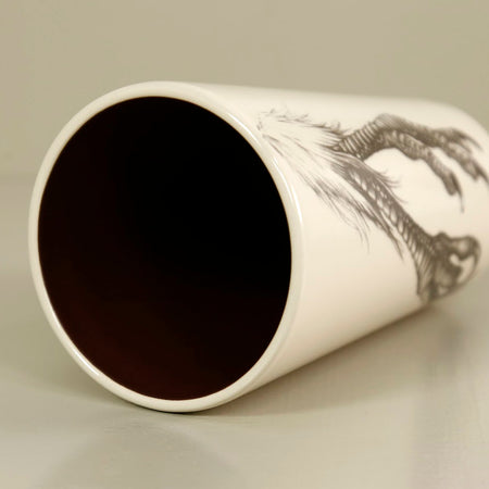 Laura Zindel Ceramic Tumbler / Quail Feet