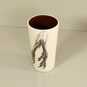 Laura Zindel Ceramic Tumbler / Quail Feet