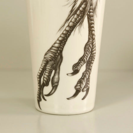 Laura Zindel Ceramic Tumbler / Quail Feet
