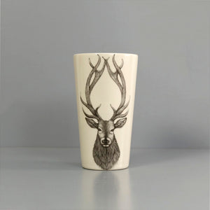 Laura Zindel Ceramic Tumbler / Red Stag