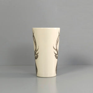 Laura Zindel Ceramic Tumbler / Red Stag