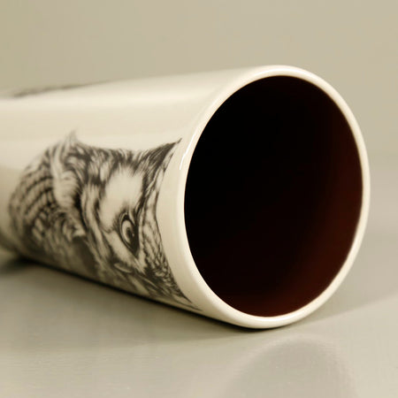 Laura Zindel Ceramic Tumbler / Screech Owl #1