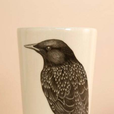 Laura Zindel Ceramic Tumbler / Starling