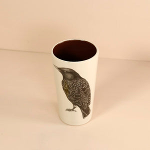 Laura Zindel Ceramic Tumbler / Starling