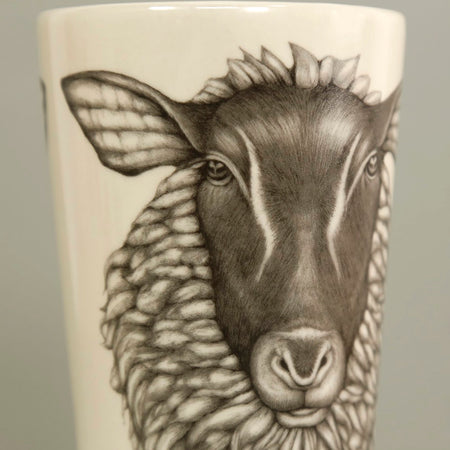 Laura Zindel Ceramic Tumbler / Suffolk Sheep