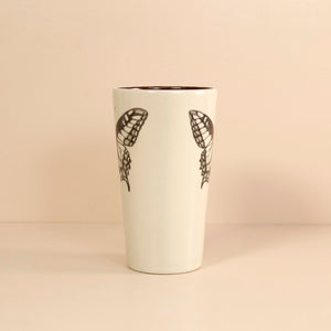 Laura Zindel Ceramic Tumbler / Swallowtail Butterfly