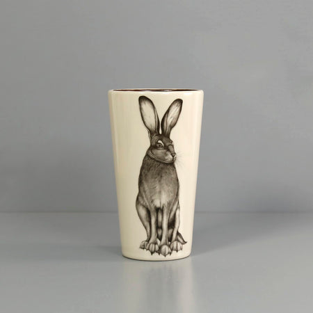 Laura Zindel Ceramic Tumbler / Tall Hare