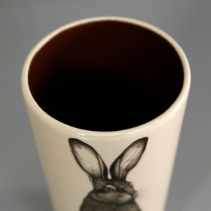 Laura Zindel Ceramic Tumbler / Tall Hare