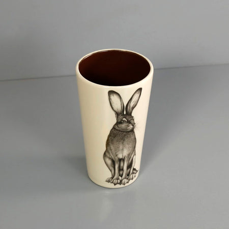 Laura Zindel Ceramic Tumbler / Tall Hare