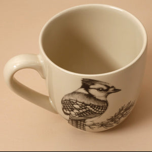 Laura Zindel Handmade Mug / Blue Jay