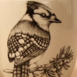 Laura Zindel Handmade Mug / Blue Jay