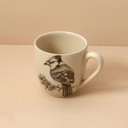 Laura Zindel Handmade Mug / Blue Jay