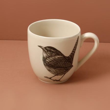 Laura Zindel Handmade Mug / Carolina Wren