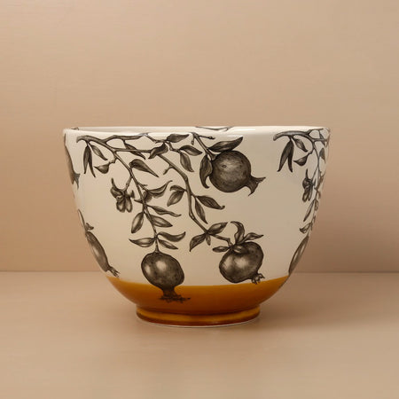 Laura Zindel Large Deep Bowl / Pomegranate