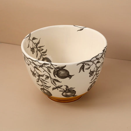 Laura Zindel Large Deep Bowl / Pomegranate
