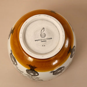 Laura Zindel Large Deep Bowl / Pomegranate