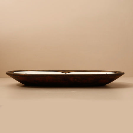 Laura Zindel Rectangular Serving Dish / Crouching Hare