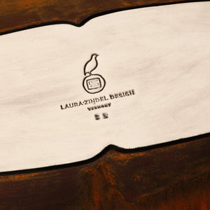 Laura Zindel Rectangular Serving Dish / Crouching Hare
