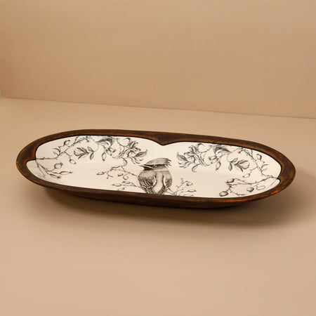 Laura Zindel Rectangular Serving Dish / Waxwing