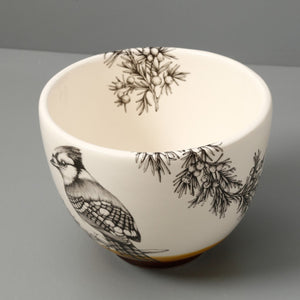 Laura Zindel Small Deep Bowl / Blue Jay