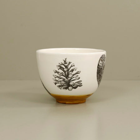 Laura Zindel Small Deep Bowl / Burrowing Owl