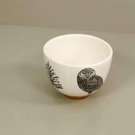 Laura Zindel Small Deep Bowl / Burrowing Owl