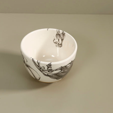 Laura Zindel Small Deep Bowl / Ghost Pumpkin