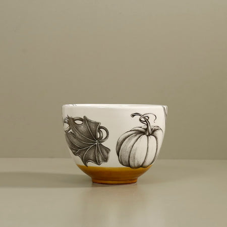 Laura Zindel Small Deep Bowl / Ghost Pumpkin