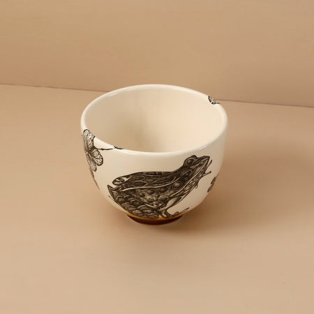 Laura Zindel Small Deep Bowl / Leopard Frog