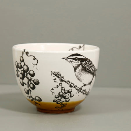 Laura Zindel Small Deep Bowl / Nuthatch